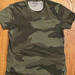 green camo hollister shirt